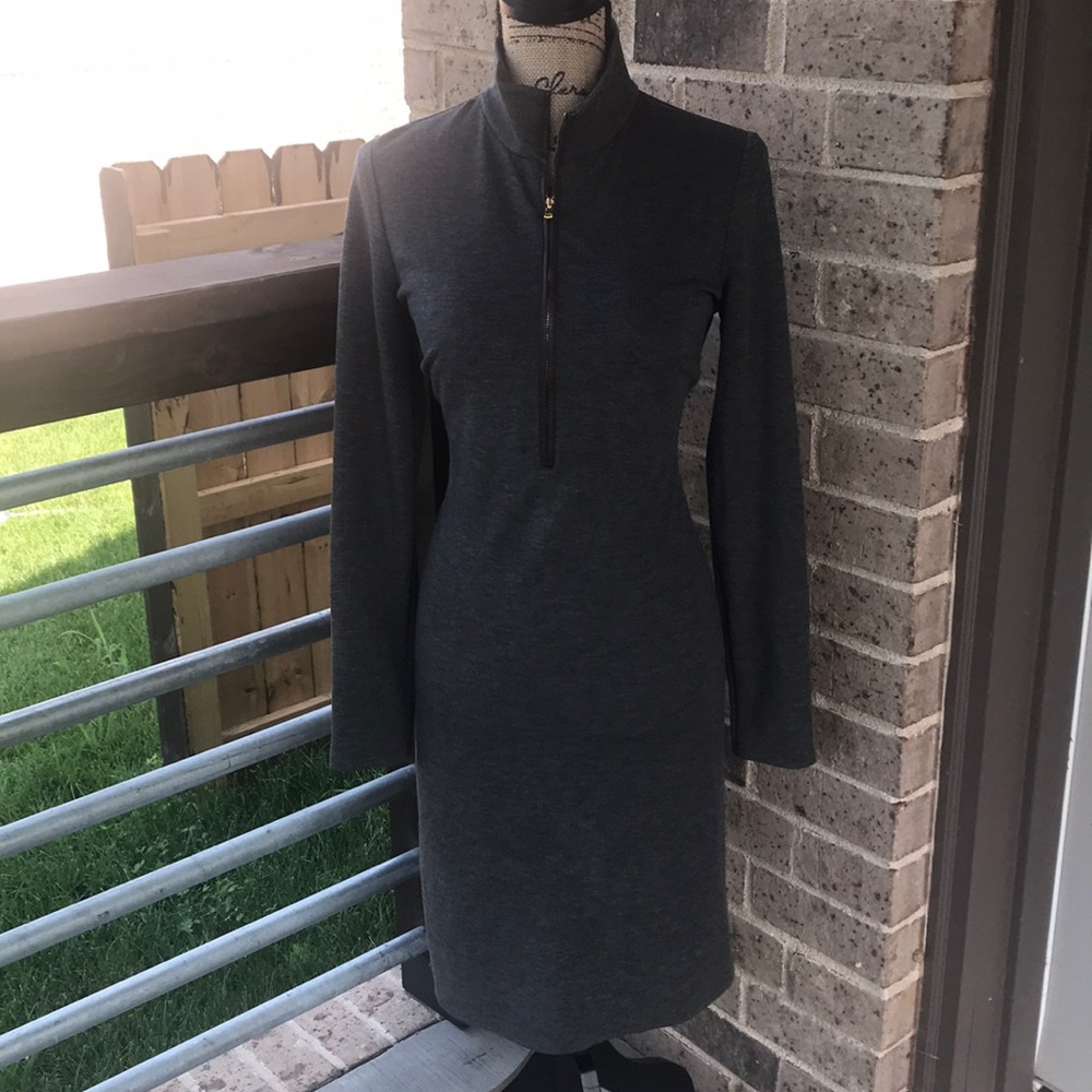 🖤LAUREN by RALPH LAUREN LEATHER Inset Quarter Zip
